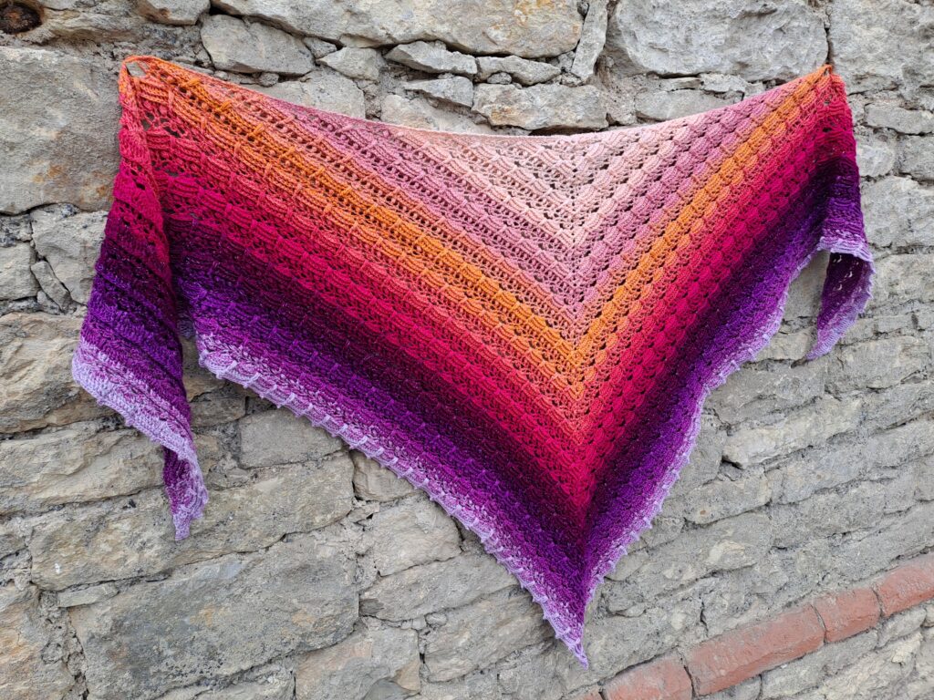 háčkovaný Šátek Eugenia / Autorem návodu: Z-art, vyrobeno Lecha.cz Handmade and Home Decor