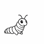 Symbol hedvábí - bourec morušový